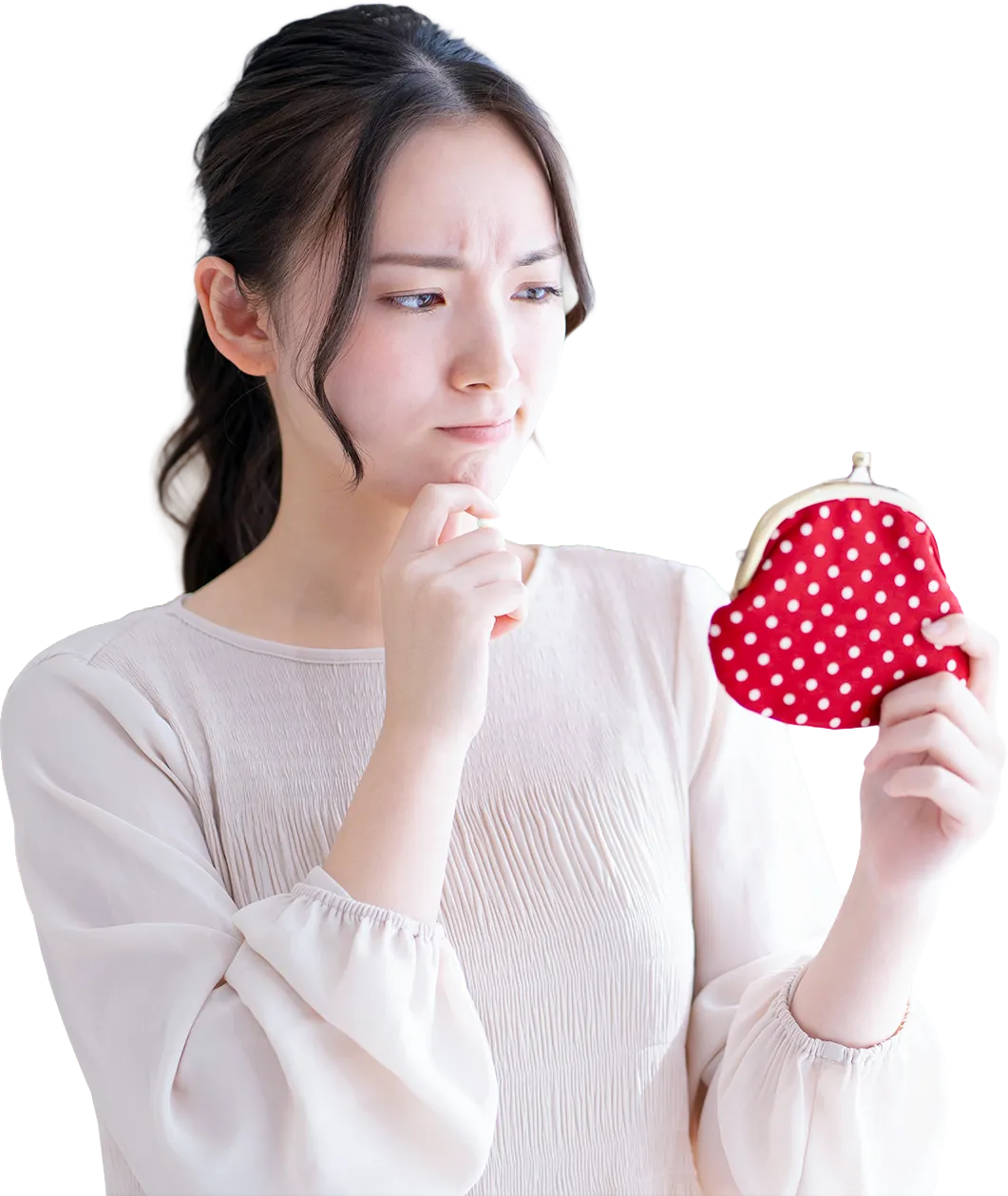 電気代が高くて困っている女性